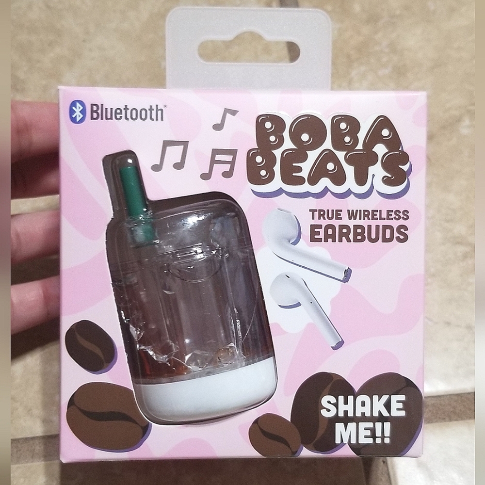 Coffee Boba Beats True Wireless Earbuds In Charging Case